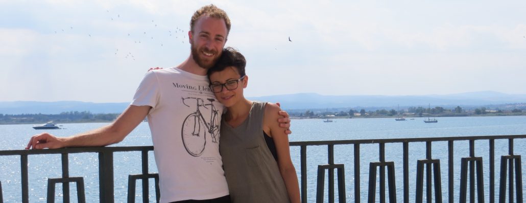 Chiara Pota & Alfonso Peralta First BikeCafé in Sicily
